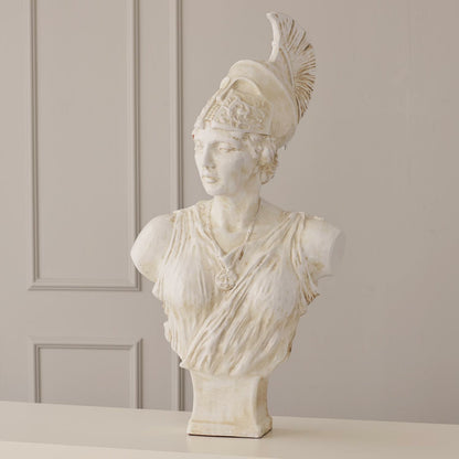 Athena Sculpture by Global Views. Made from italian ceramic in a traditional style.