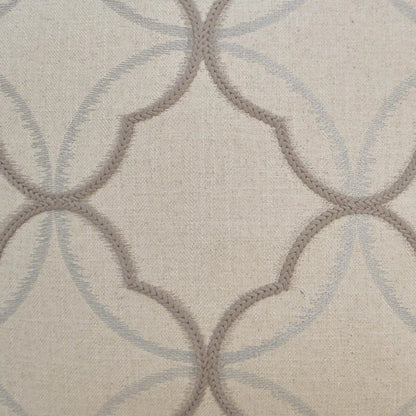 Tempo Pillow by DV Kap Home in taupe. Made from 44% cotton, 30% rayon, 18% linen, 8% polyester in a transitional style.