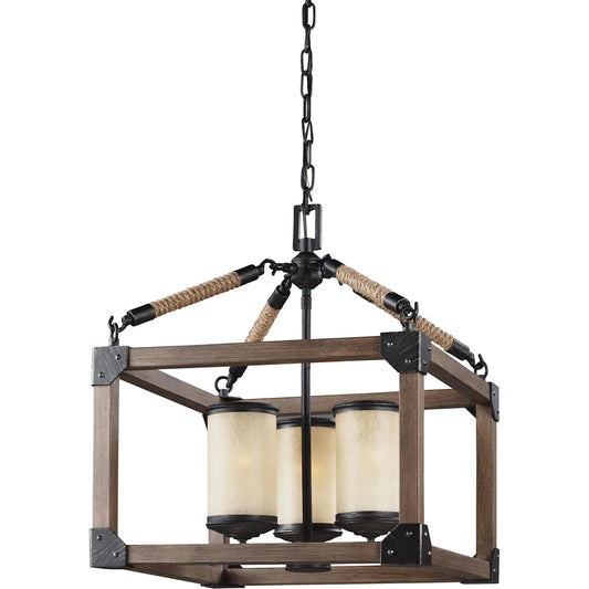 Dunning Three Light Chandelier by Visual Comfort & Co. in stardust. Made from steel in a unique style.