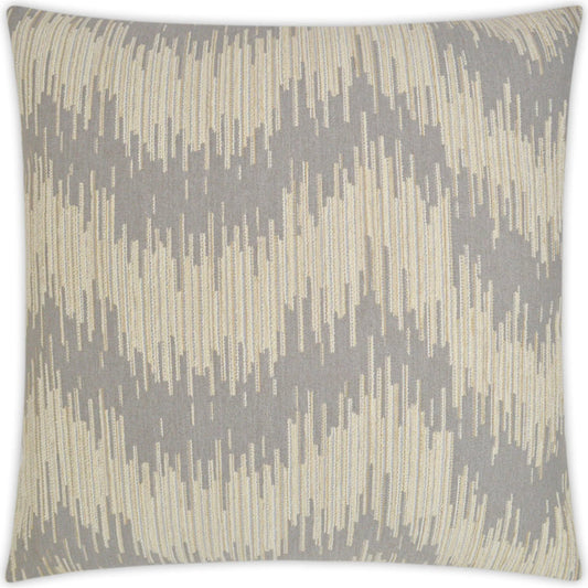 Vittorio Pillow by DV Kap Home in quartz. Made from 82% polyester, 14% acrylic, 4% rayon in a unique style.