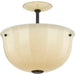 Nevins Semi Flush by Hudson Valley. Made from glass in a unique style.