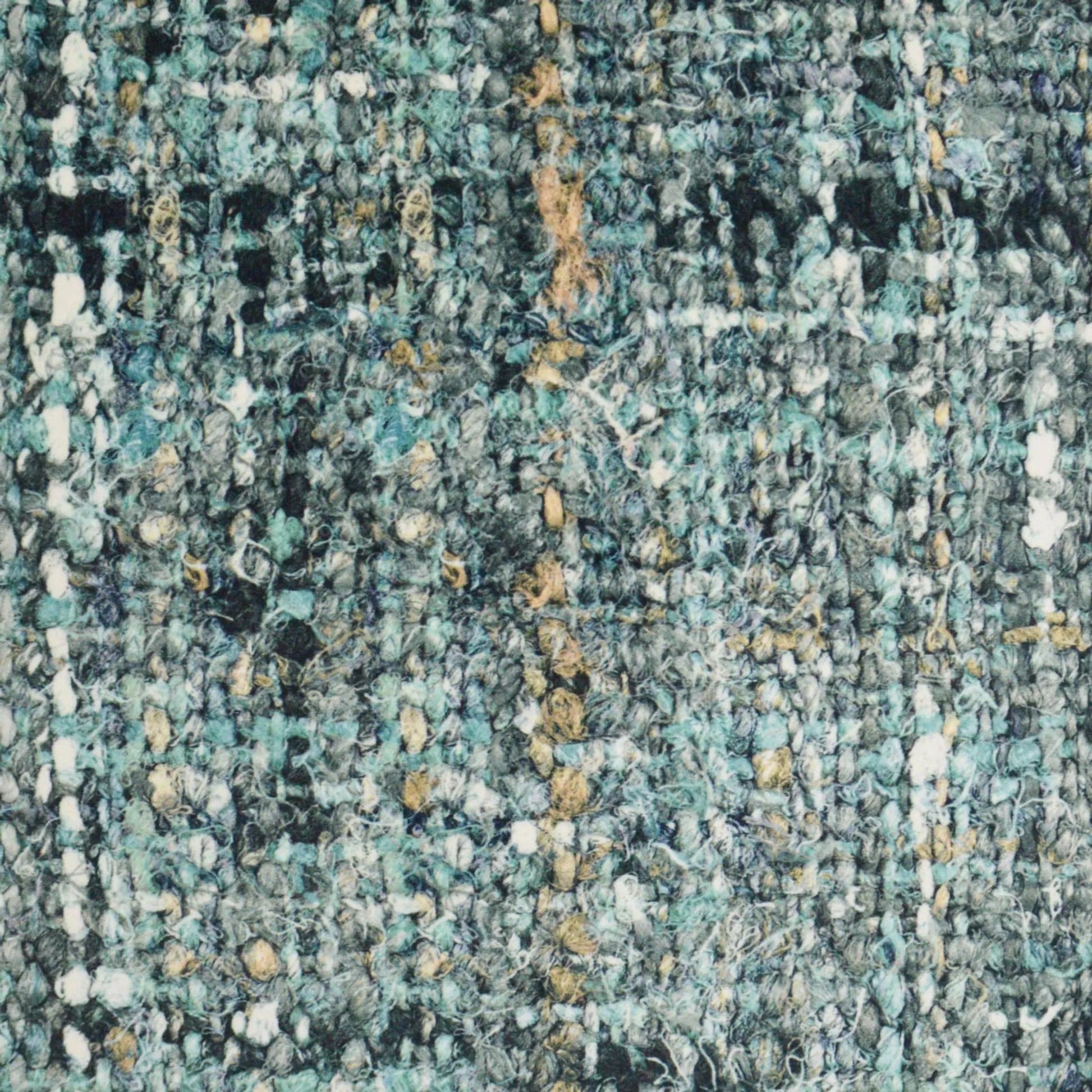 Boucle Pillow by DV Kap Home in seascape. Made from 95% polyester, 5% cotton in a rustic style.