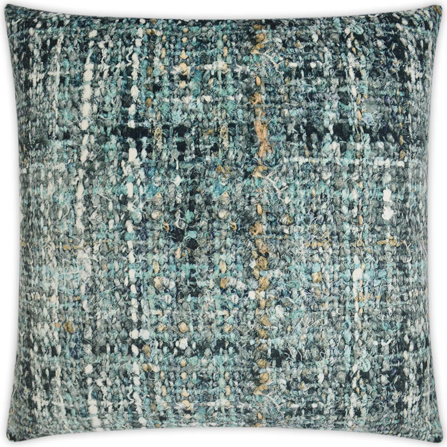 001 SI-2380698 | Primary Silo | Boucle Pillow by DV Kap Home in seascape. Made from 95% polyester, 5% cotton in a rustic style.