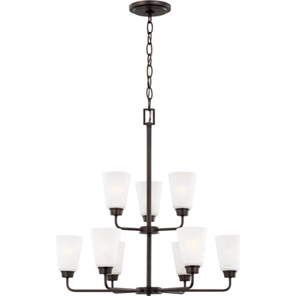 Kerrville Nine Light Chandelier by Visual Comfort & Co.. Made from steel in a unique style.