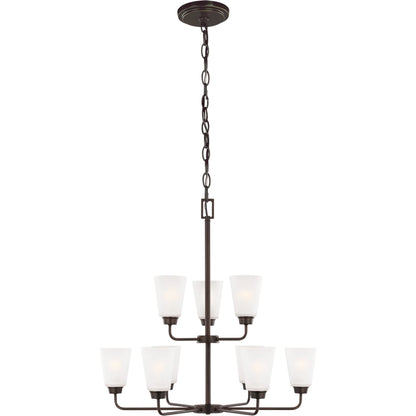 Kerrville Nine Light Chandelier by Visual Comfort & Co.. Made from steel in a unique style.
