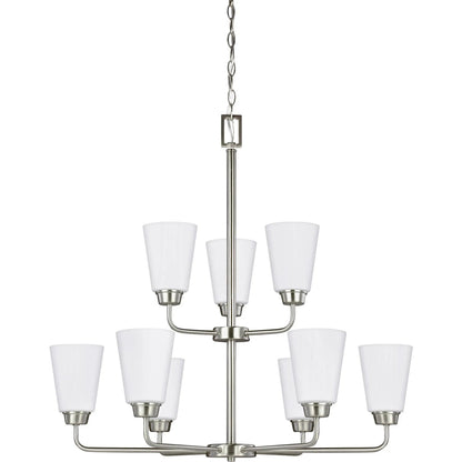 Kerrville Nine Light Chandelier by Visual Comfort & Co.. Made from steel in a unique style.