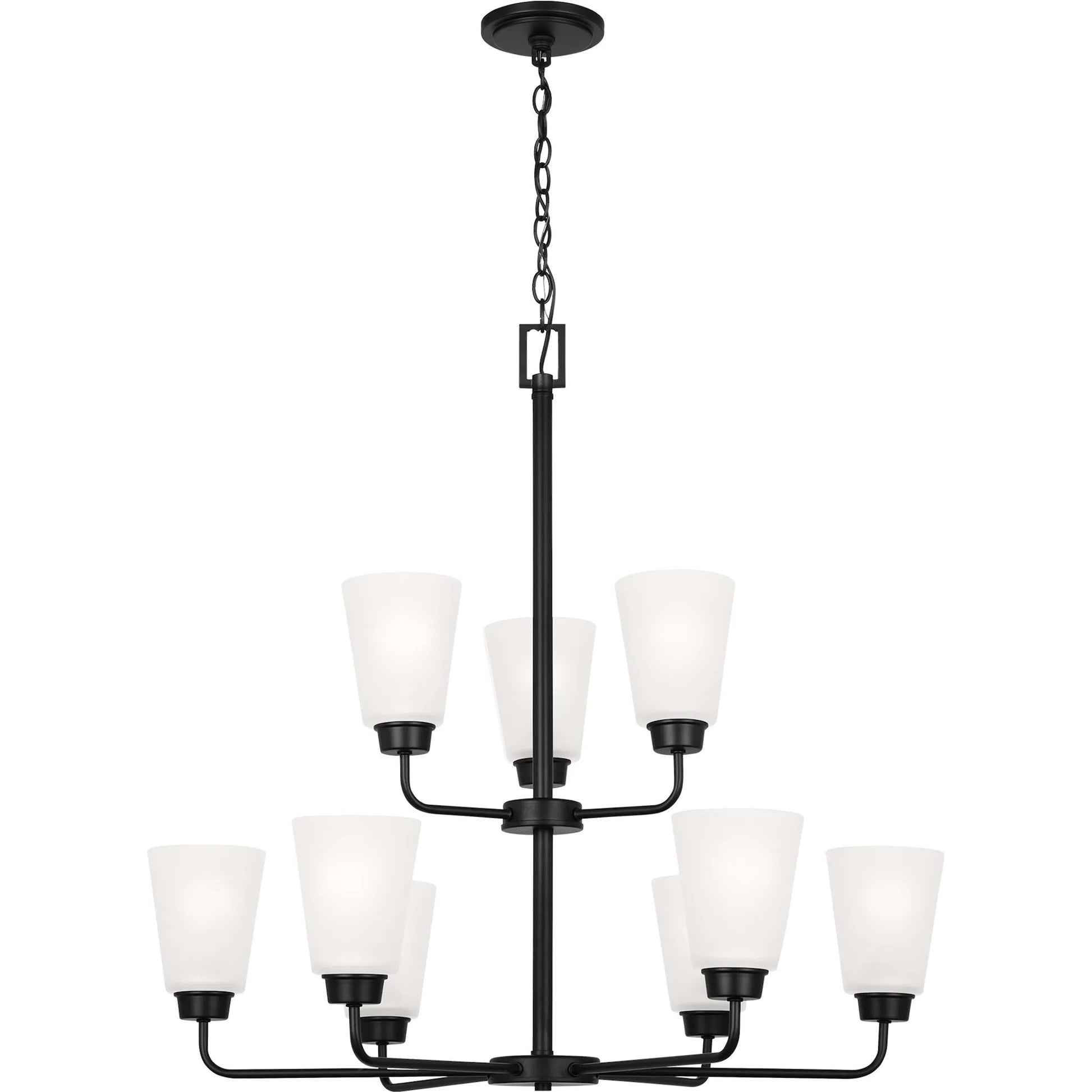 Kerrville Nine Light Chandelier by Visual Comfort & Co.. Made from steel in a unique style.