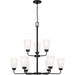 Kerrville Nine Light Chandelier by Visual Comfort & Co.. Made from steel in a unique style.