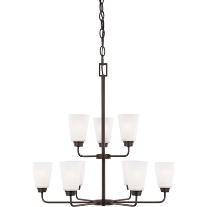 Kerrville Nine Light Chandelier by Visual Comfort & Co.. Made from steel in a unique style.