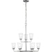 Kerrville Nine Light Chandelier by Visual Comfort & Co.. Made from steel in a unique style.
