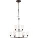 Kerrville Nine Light Chandelier by Visual Comfort & Co.. Made from steel in a unique style.