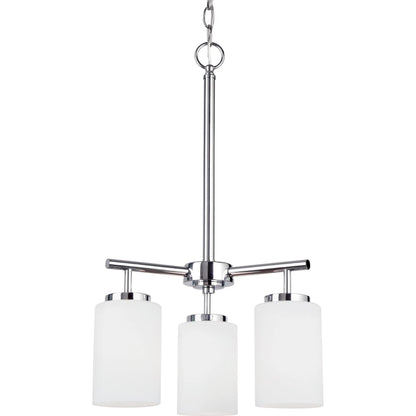 Oslo Three Light Chandelier by Visual Comfort & Co.. Made from steel in a unique style.