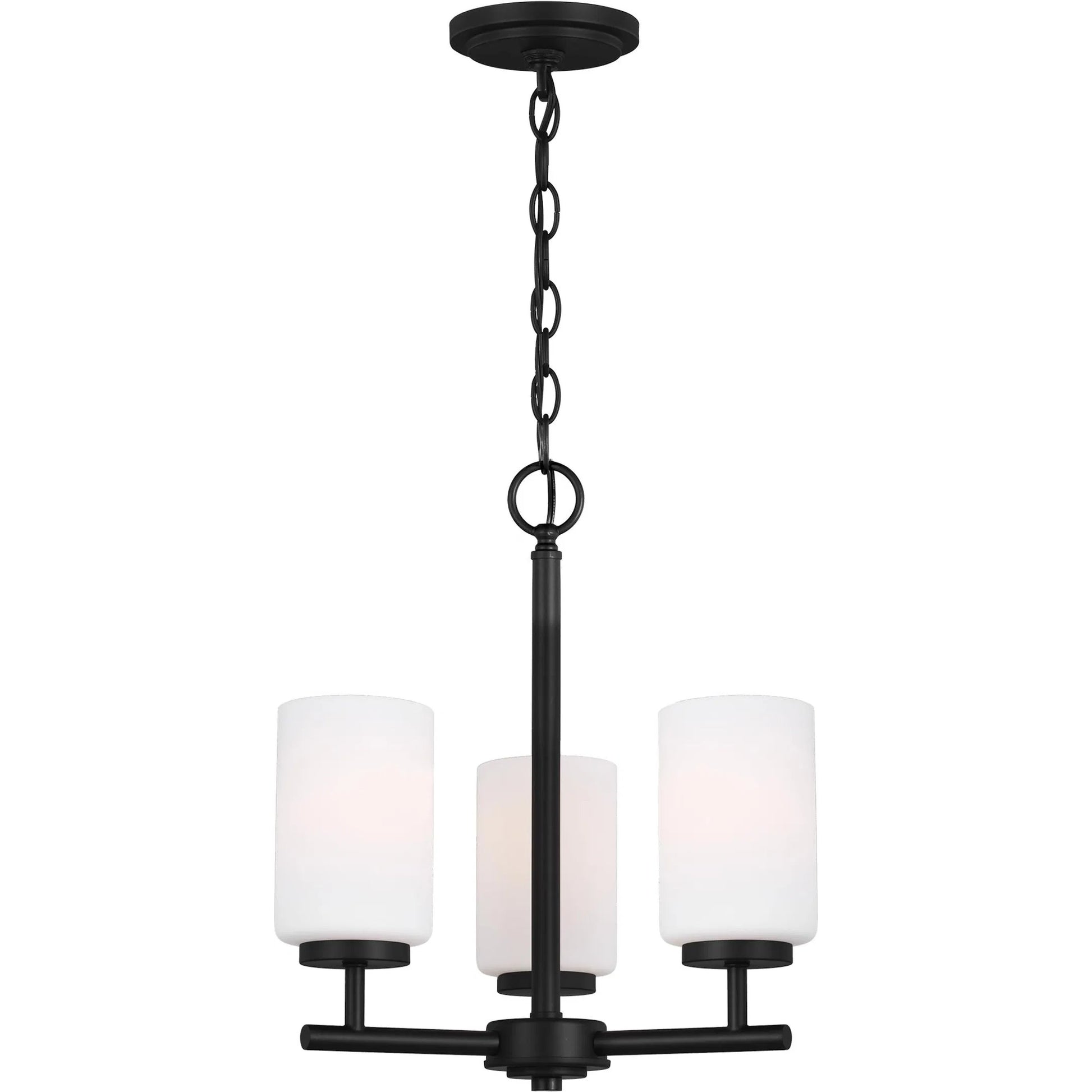 Oslo Three Light Chandelier by Visual Comfort & Co.. Made from steel in a unique style.