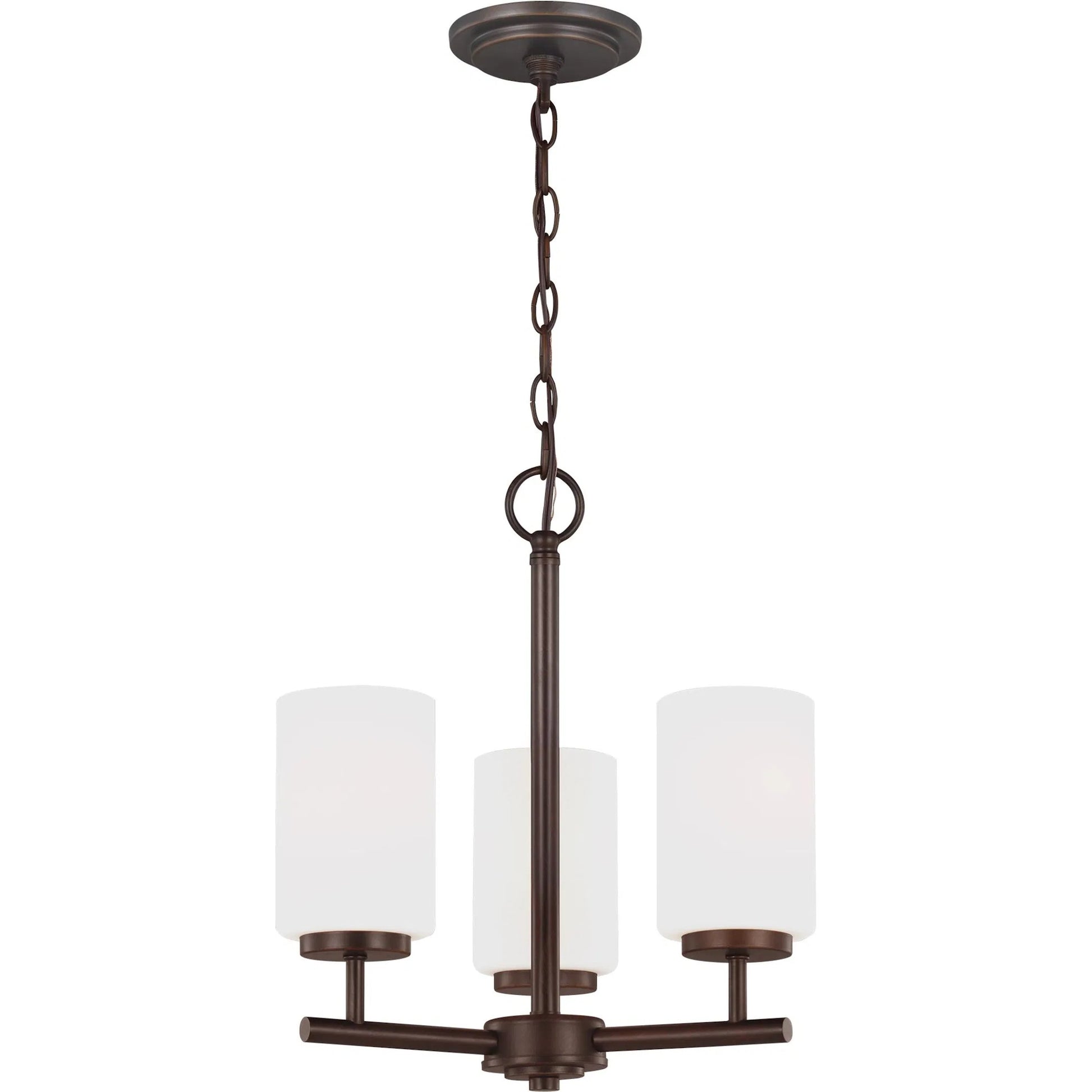 Oslo Three Light Chandelier by Visual Comfort & Co.. Made from steel in a unique style.