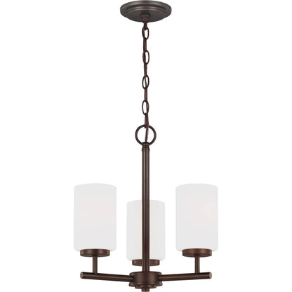 Oslo Three Light Chandelier by Visual Comfort & Co.. Made from steel in a unique style.