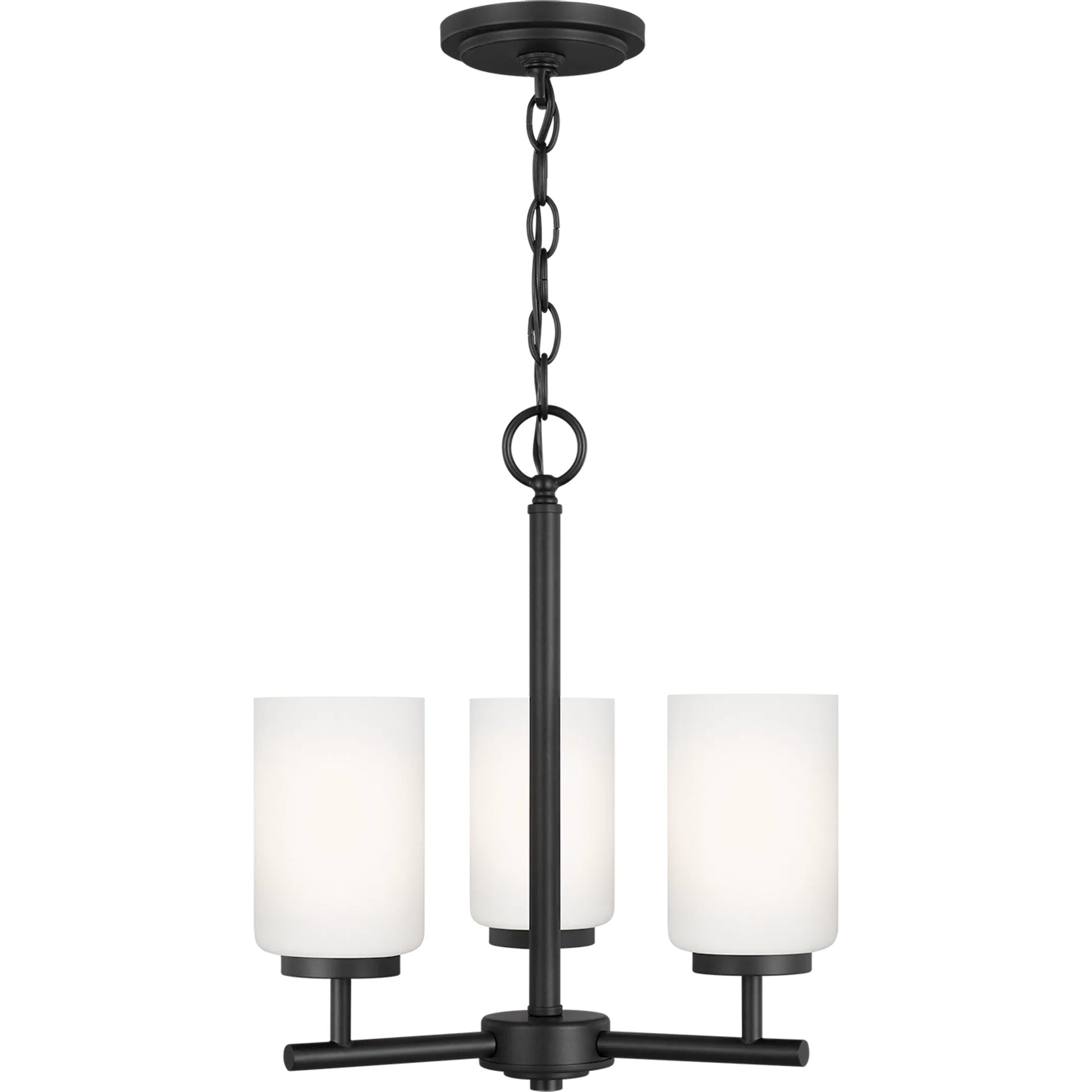 Oslo Three Light Chandelier by Visual Comfort & Co.. Made from steel in a unique style.