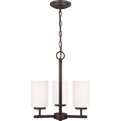 Oslo Three Light Chandelier by Visual Comfort & Co.. Made from steel in a unique style.