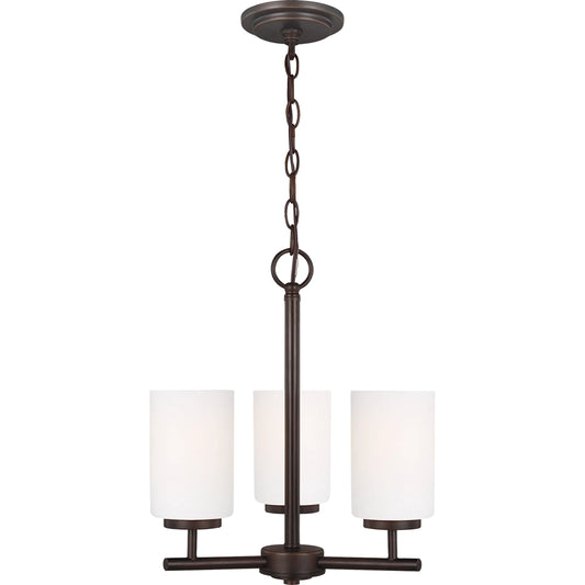 Oslo Three Light Chandelier by Visual Comfort & Co.. Made from steel in a unique style.