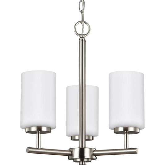 Oslo Three Light Chandelier by Visual Comfort & Co.. Made from steel in a unique style.