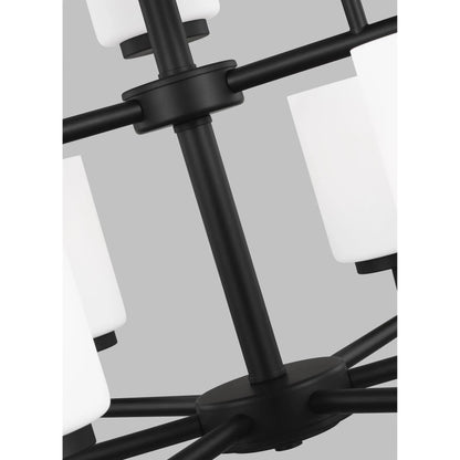 Oslo Nine Light Chandelier by Visual Comfort & Co.. Made from steel in a unique style.