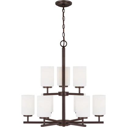 Oslo Nine Light Chandelier by Visual Comfort & Co.. Made from steel in a unique style.