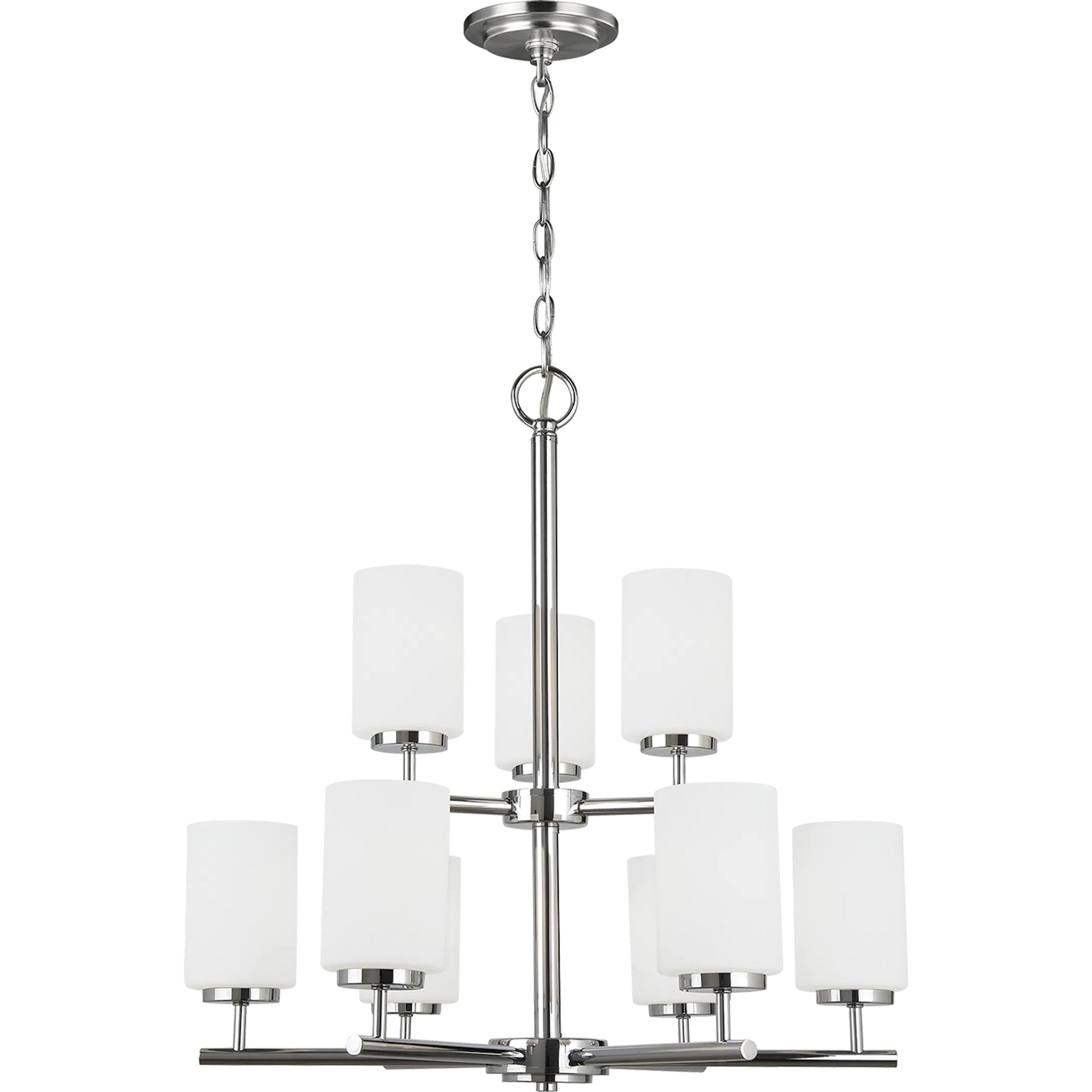 Oslo Nine Light Chandelier by Visual Comfort & Co.. Made from steel in a unique style.