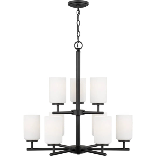 Oslo Nine Light Chandelier by Visual Comfort & Co.. Made from steel in a unique style.