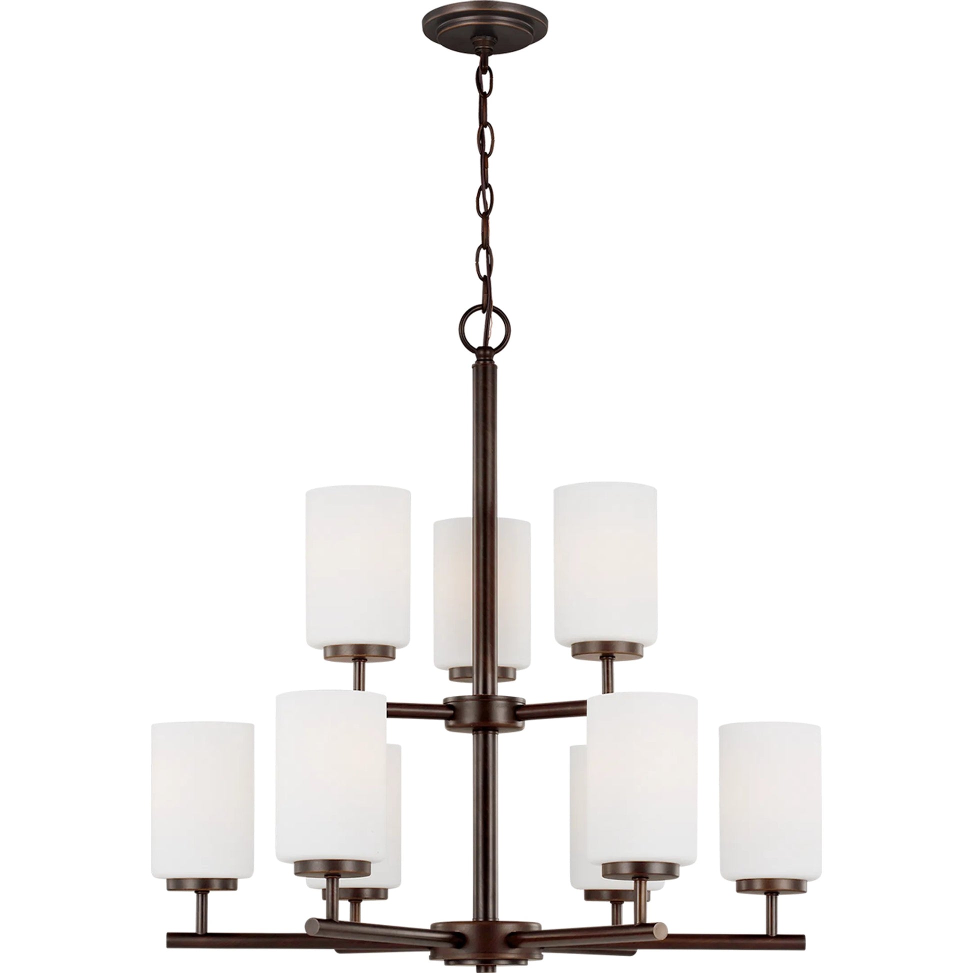Oslo Nine Light Chandelier by Visual Comfort & Co.. Made from steel in a unique style.