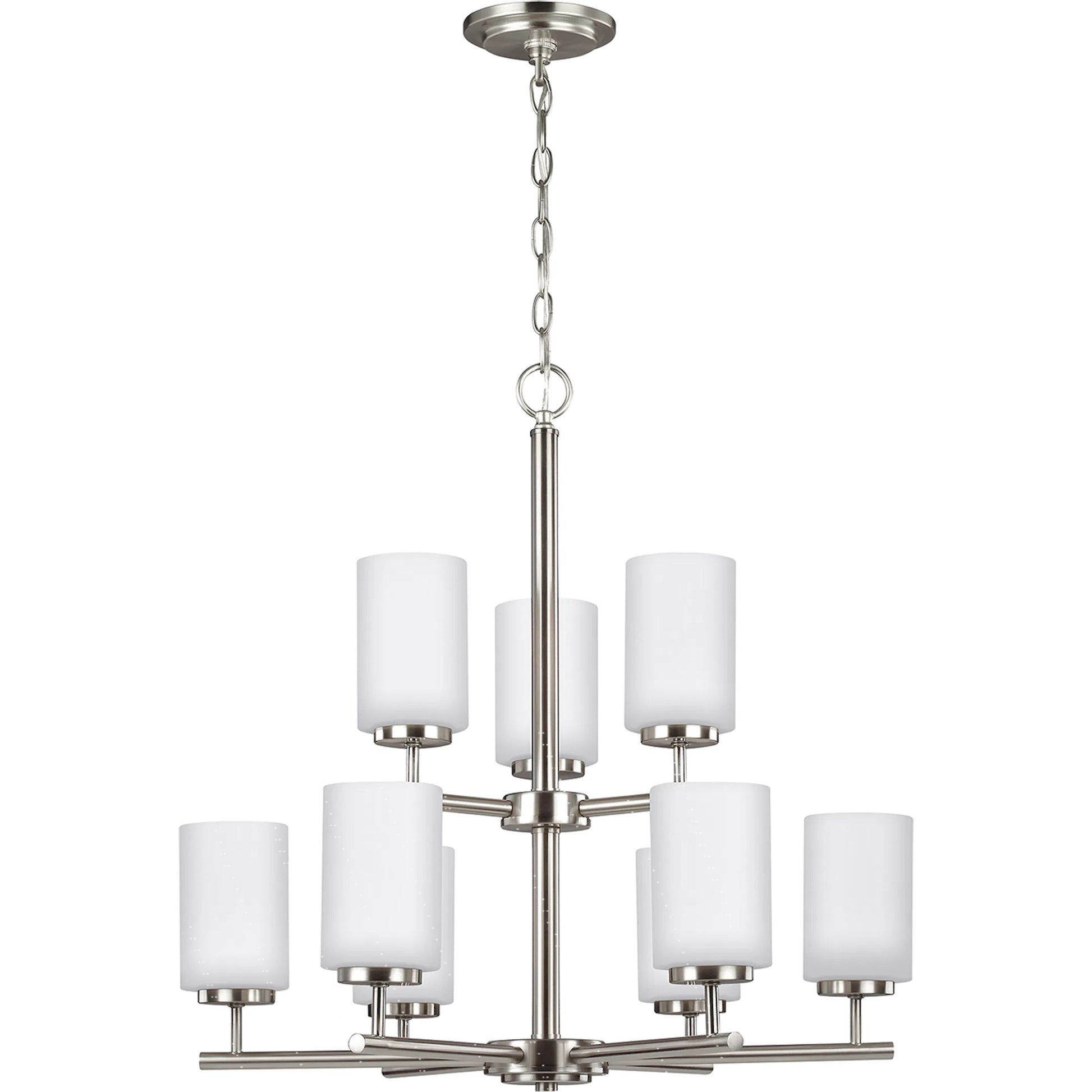 Oslo Nine Light Chandelier by Visual Comfort & Co.. Made from steel in a unique style.