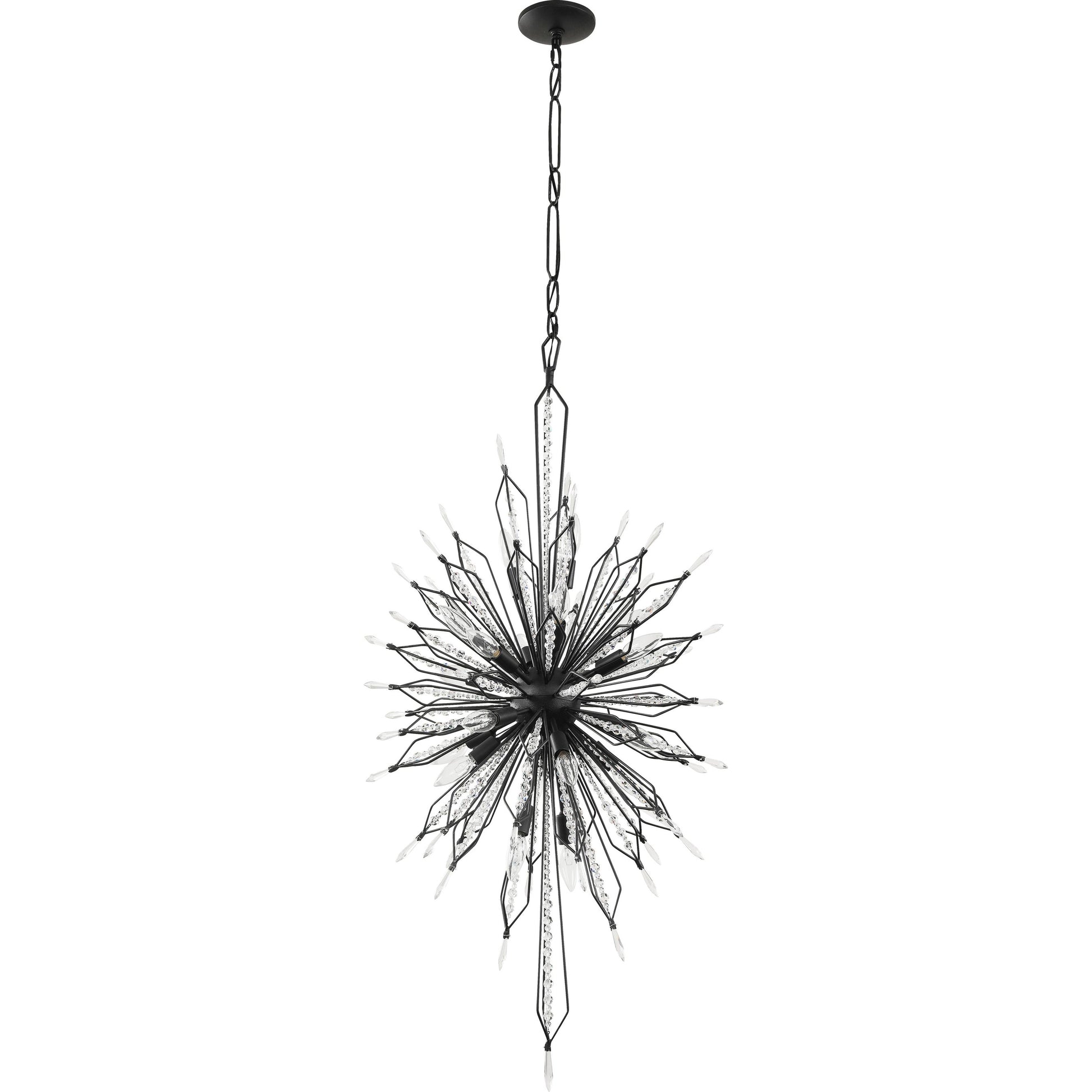 Orbital Foyer by Varaluz. Made from premium crystal in a modern style.