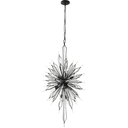 Orbital Foyer by Varaluz. Made from premium crystal in a modern style.