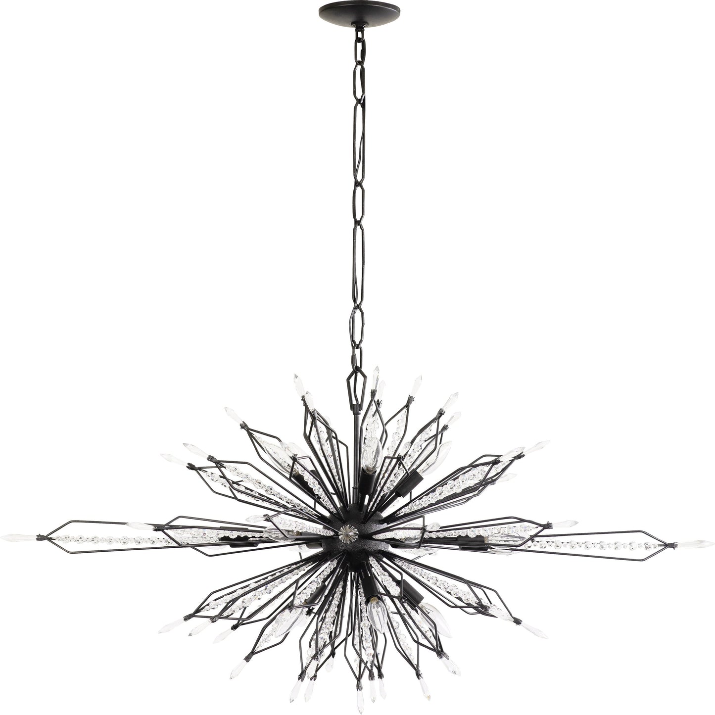 004 SR-818035 | Primary Silo | Orbital Oval Linear Pendant by Varaluz. Made from premium crystal in a eclectic & global style.
