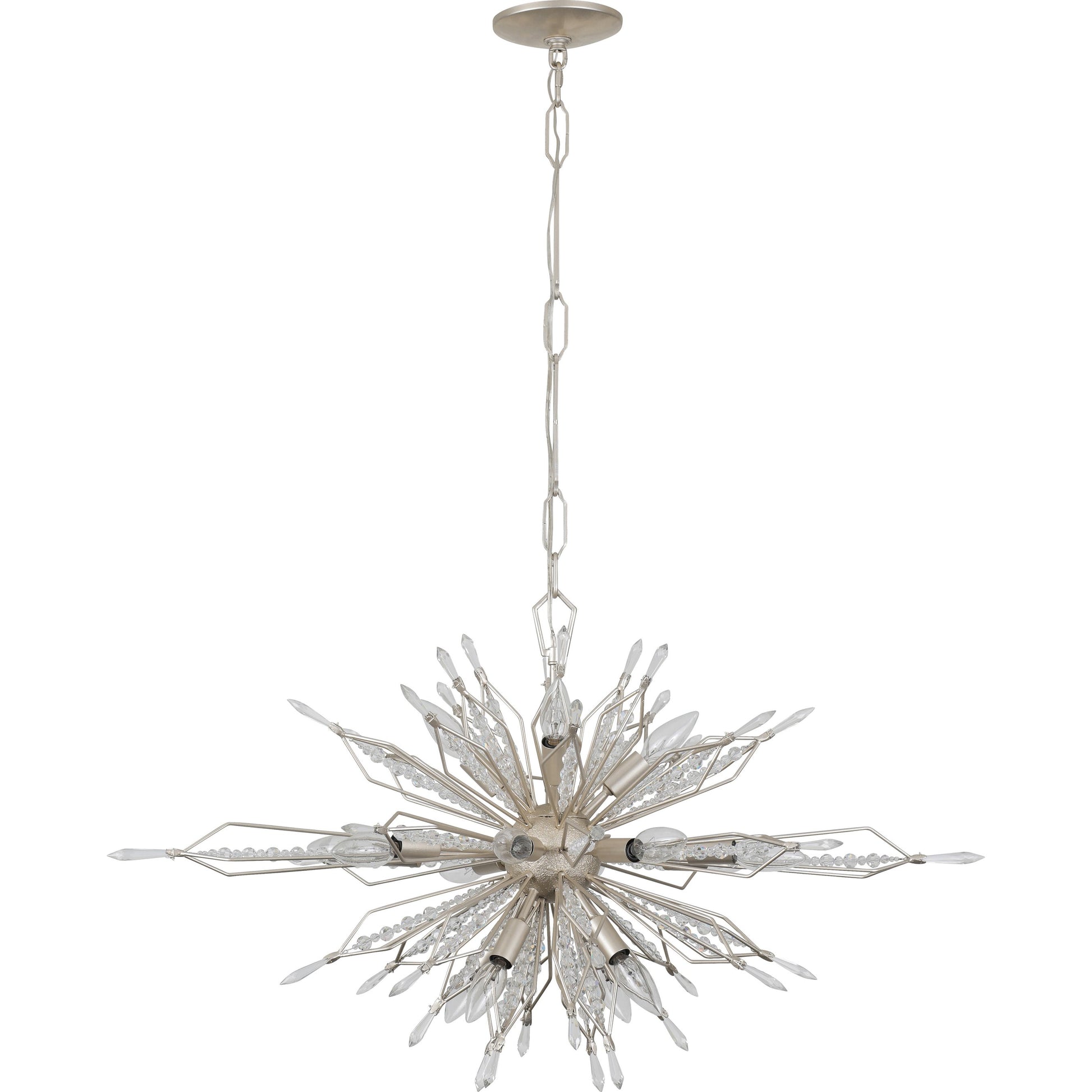 Orbital Oval Linear Pendant by Varaluz. Made from premium crystal in a eclectic & global style.