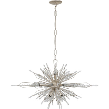 Orbital Oval Linear Pendant by Varaluz. Made from premium crystal in a eclectic & global style.