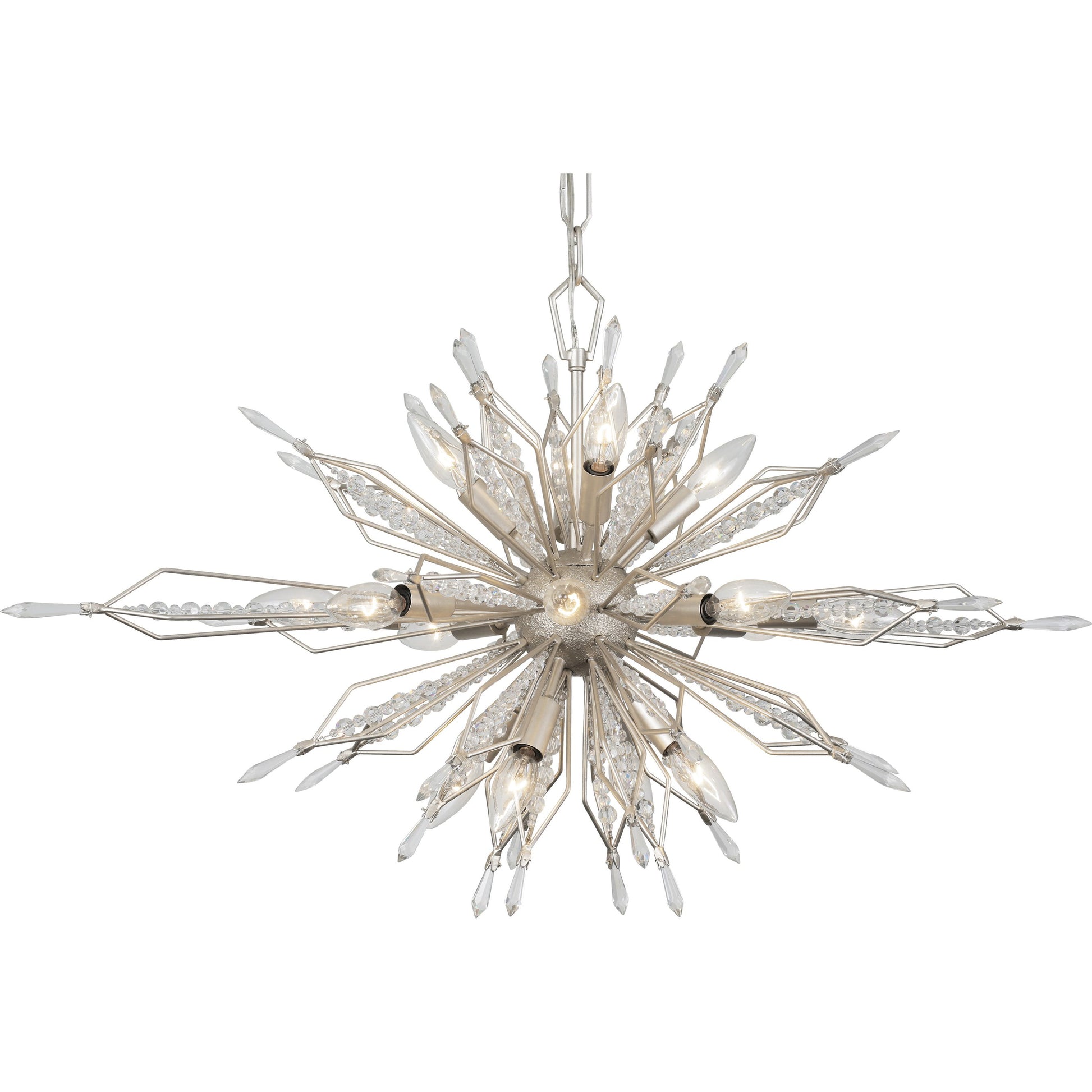 Orbital Oval Linear Pendant by Varaluz. Made from premium crystal in a eclectic & global style.