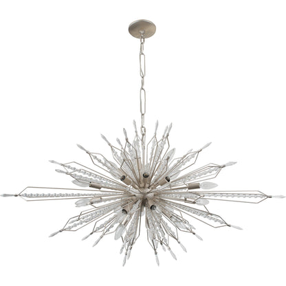 Orbital Oval Linear Pendant by Varaluz. Made from premium crystal in a eclectic & global style.