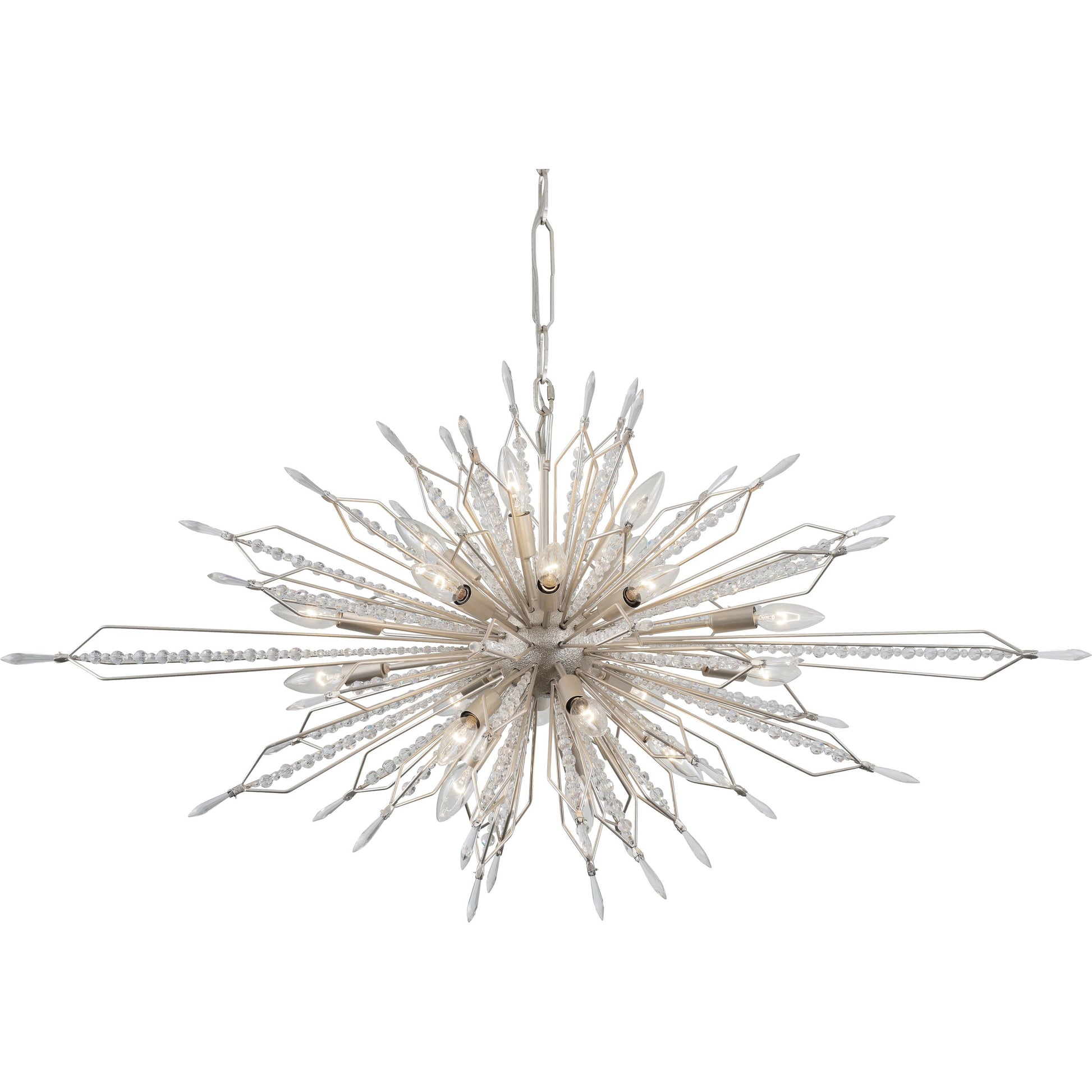 Orbital Oval Linear Pendant by Varaluz. Made from premium crystal in a eclectic & global style.