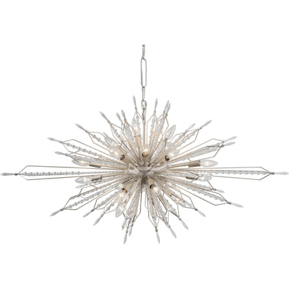 Orbital Oval Linear Pendant by Varaluz. Made from premium crystal in a eclectic & global style.