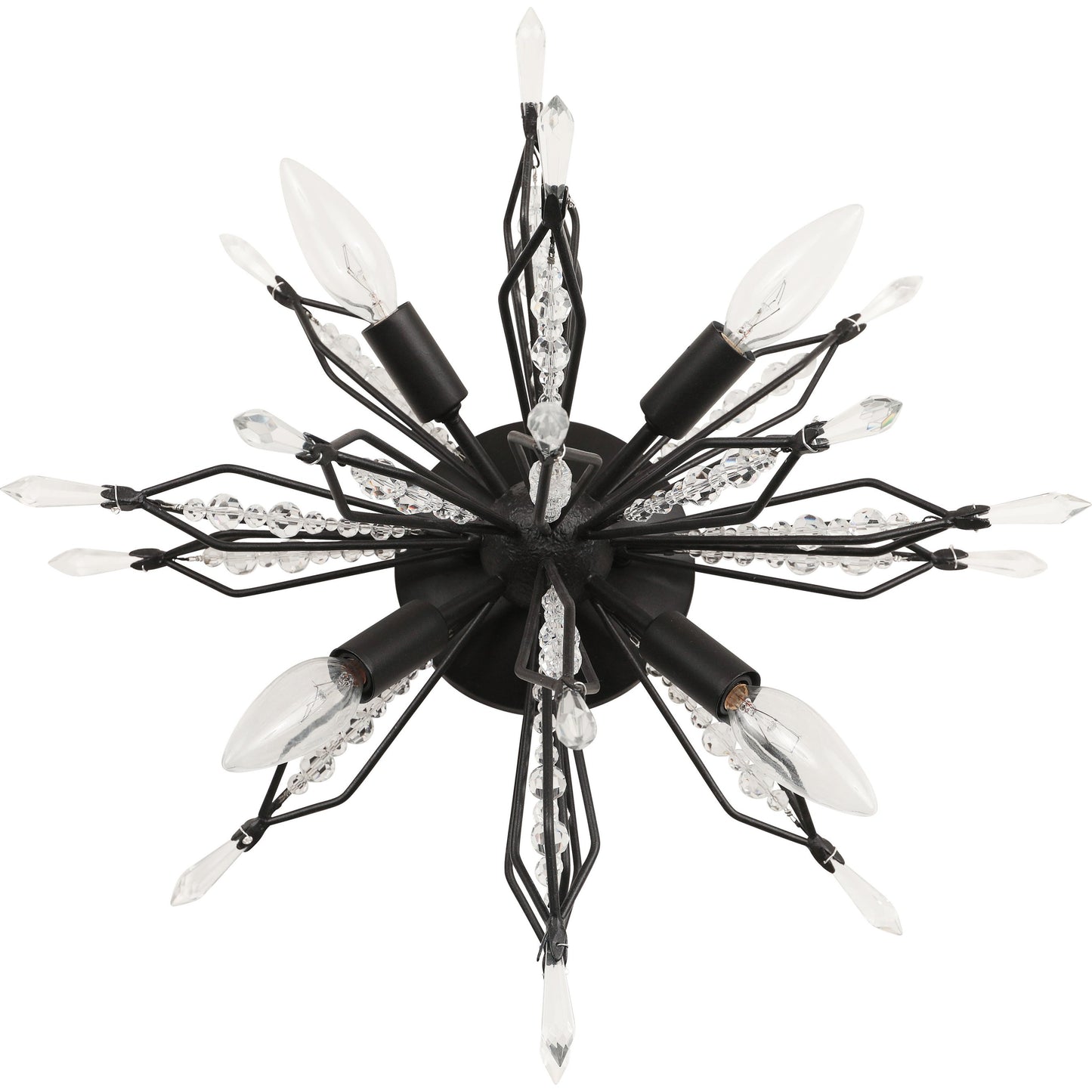 000 SR-818046 | Primary Silo | Orbital Wall/Ceiling Light by Varaluz. Made from premium crystal in a eclectic & global style.