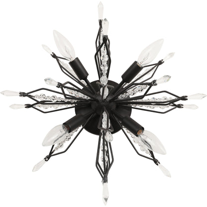 Orbital Wall/Ceiling Light by Varaluz. Made from premium crystal in a eclectic & global style.