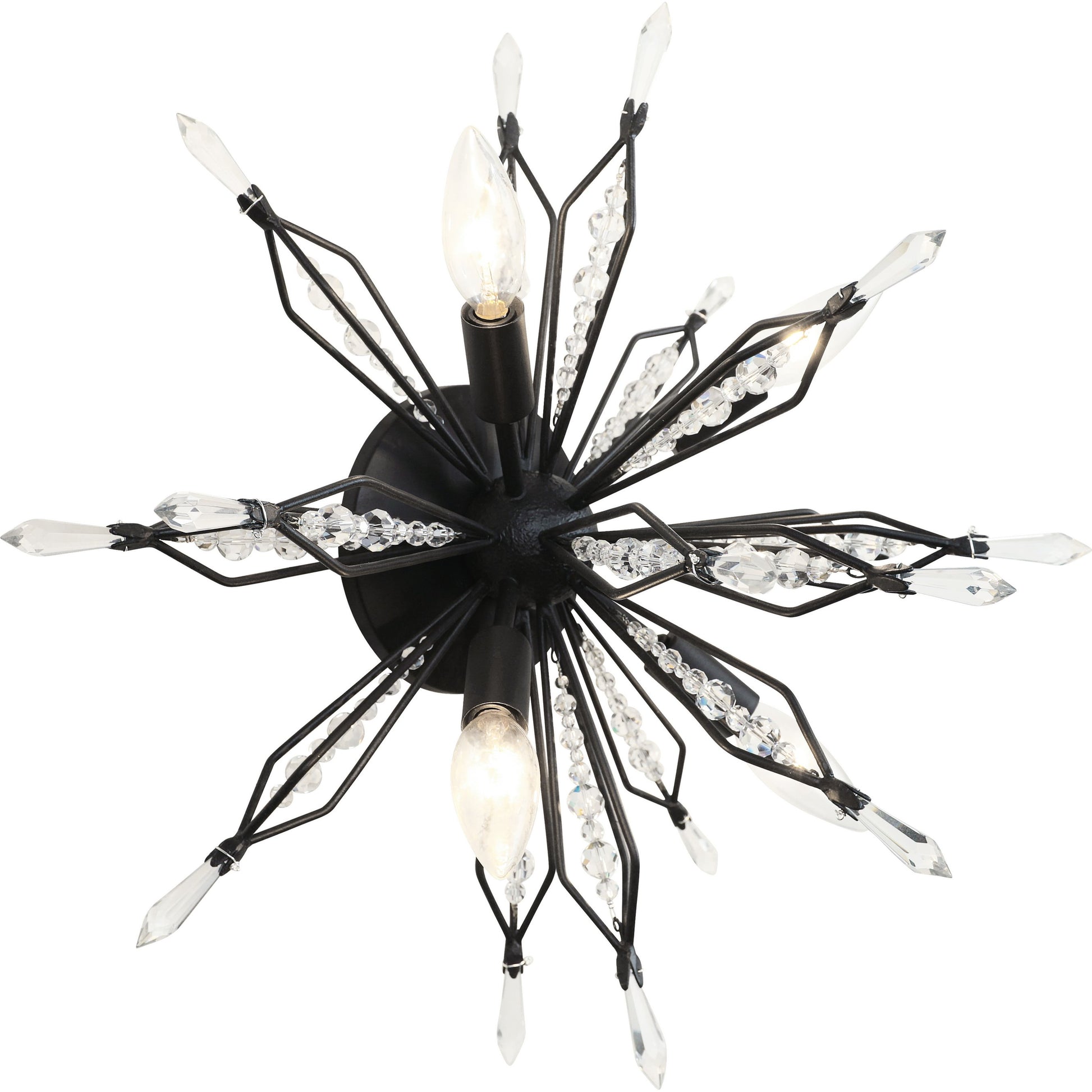 Orbital Wall/Ceiling Light by Varaluz. Made from premium crystal in a eclectic & global style.