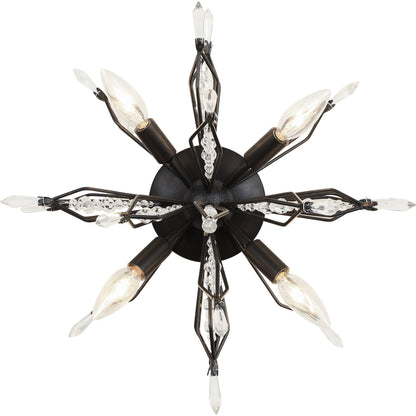Orbital Wall/Ceiling Light by Varaluz. Made from premium crystal in a eclectic & global style.
