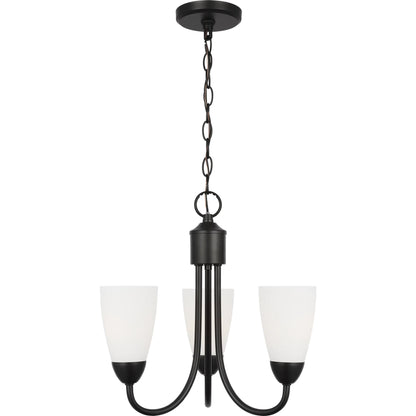 Seville Three Light Chandelier by Visual Comfort & Co.. Made from steel in a unique style.