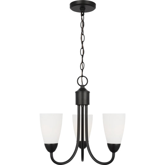 Seville Three Light Chandelier by Visual Comfort & Co.. Made from steel in a unique style.