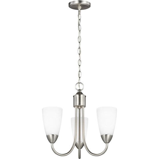 Seville Three Light Chandelier by Visual Comfort & Co.. Made from steel in a unique style.