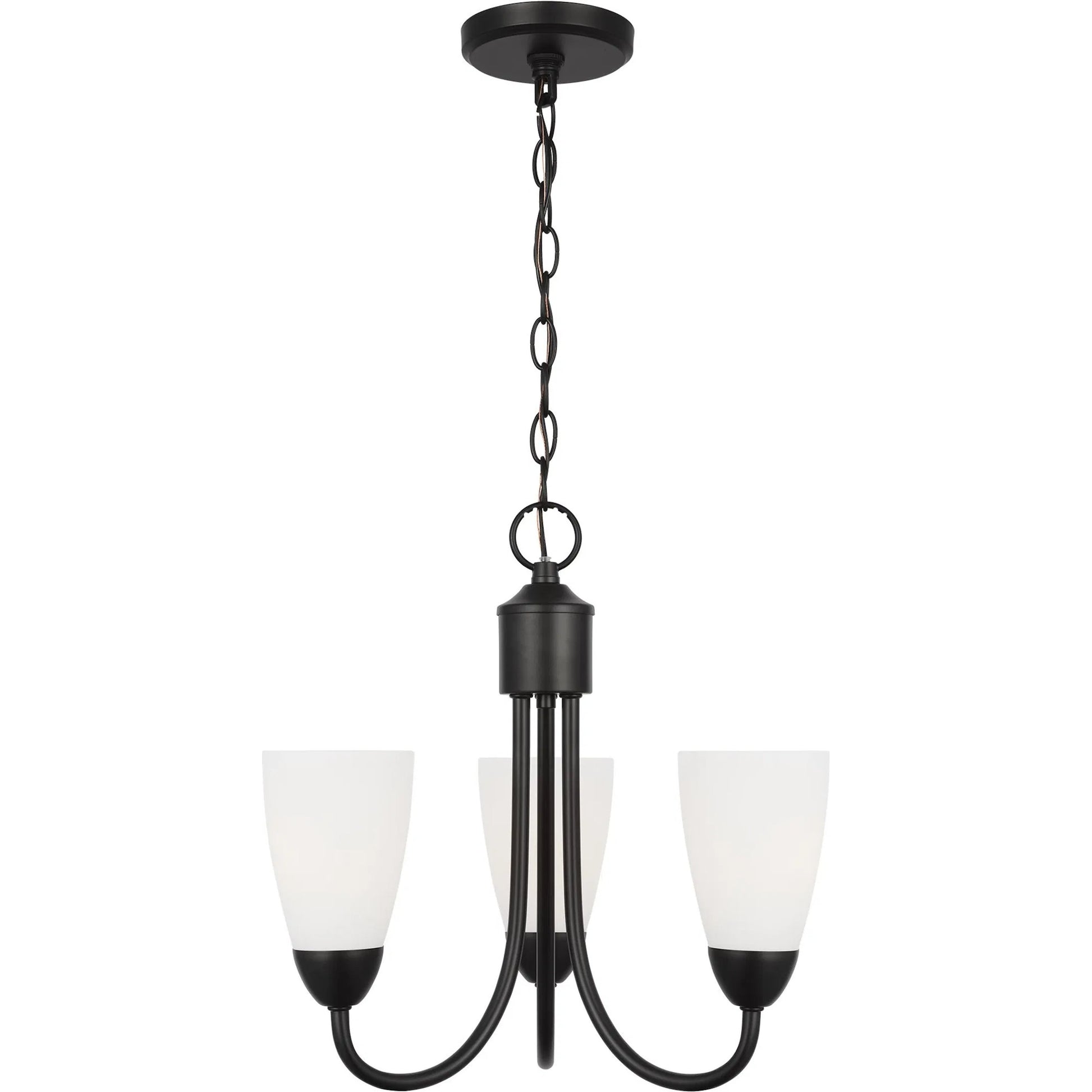 Seville Three Light Chandelier by Visual Comfort & Co.. Made from steel in a unique style.
