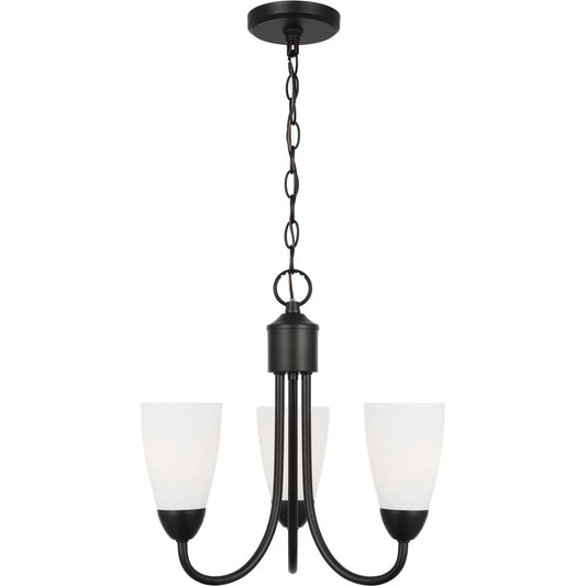 Seville Three Light Chandelier by Visual Comfort & Co.. Made from steel in a unique style.