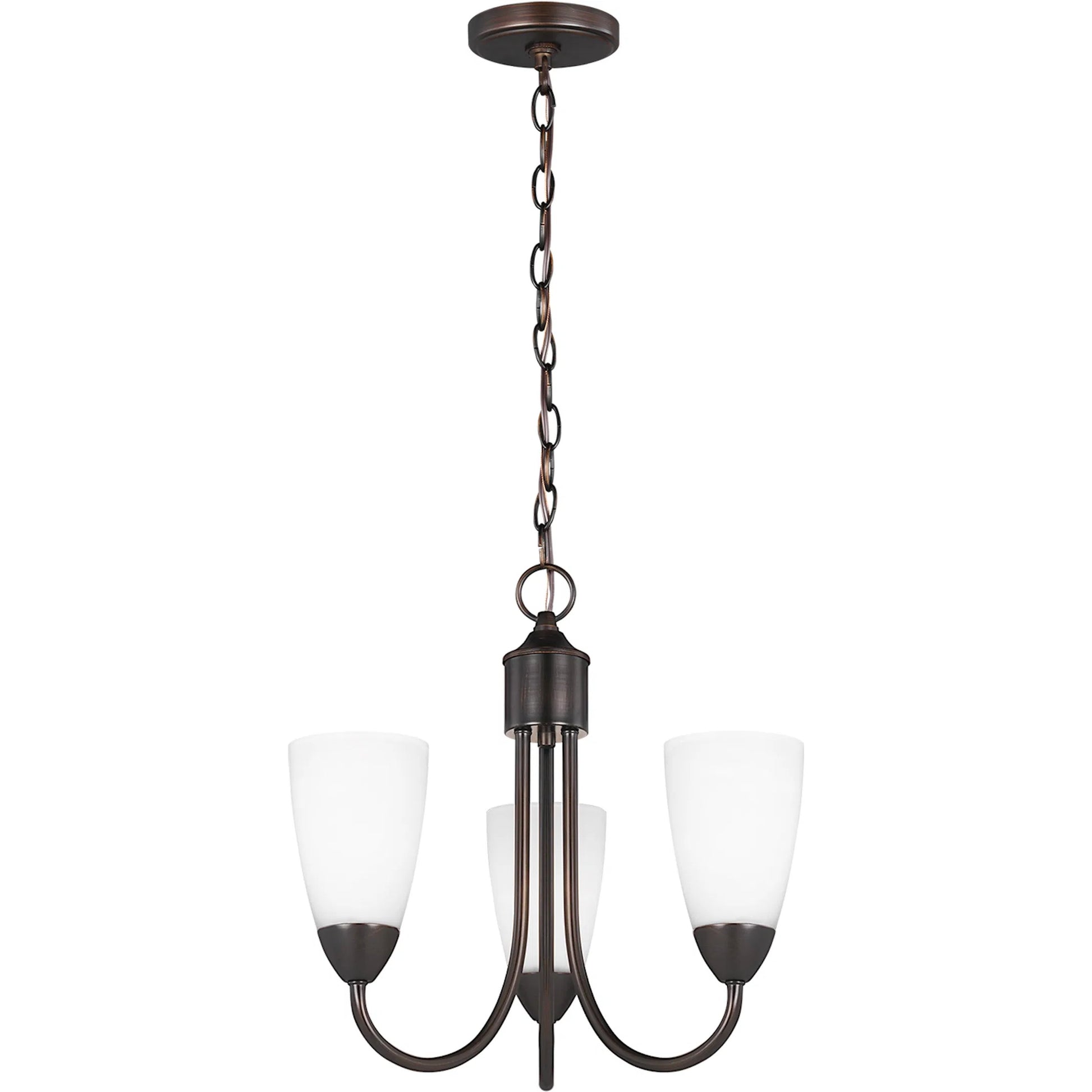 Seville Three Light Chandelier by Visual Comfort & Co.. Made from steel in a unique style.