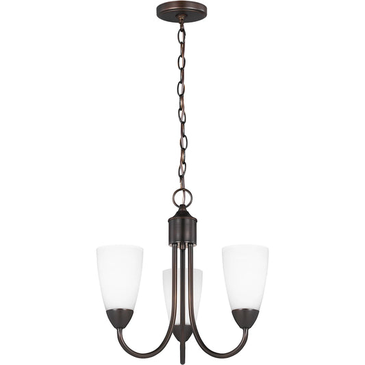 Seville Three Light Chandelier by Visual Comfort & Co.. Made from steel in a unique style.