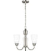 Seville Three Light Chandelier by Visual Comfort & Co.. Made from steel in a unique style.